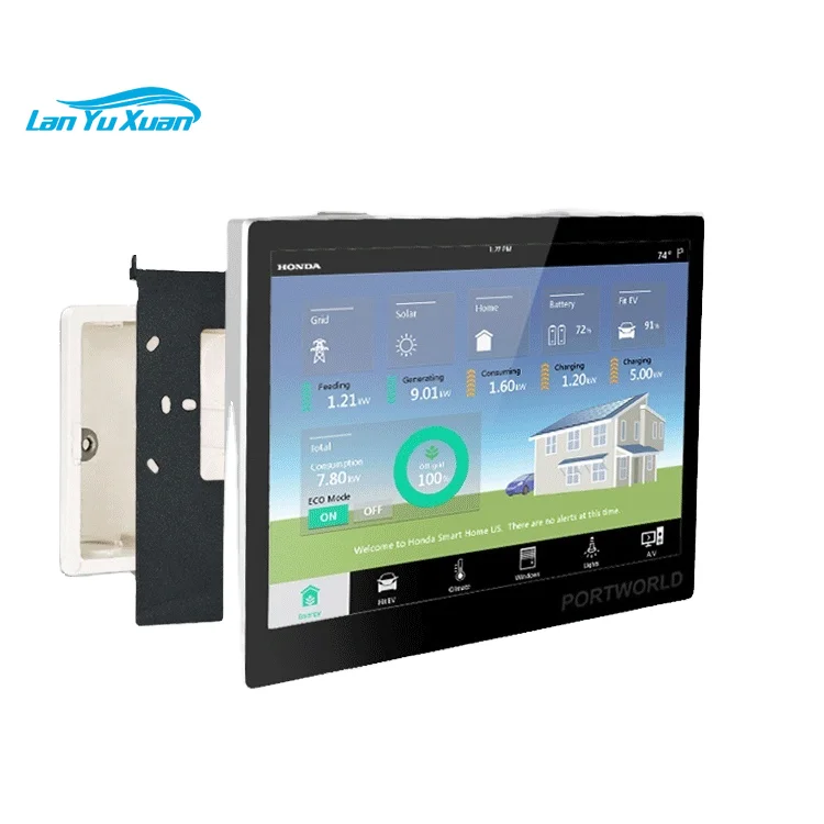 Portworld Smart Home Keyboard 10 Inch IPS Capacitive Touch Panel  2+16g Android 11/13 Built in RS485 RJ45 POE Tablet