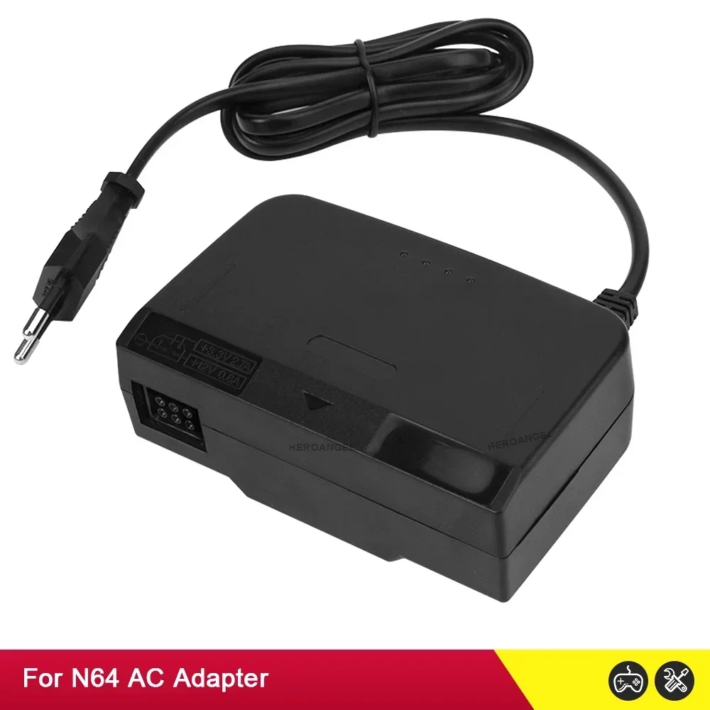 New Power Supply For N64 AC Adapter Charger for N64 Power Adapter Power Supply EU US Plug Cord Charging Charger Dropshipping
