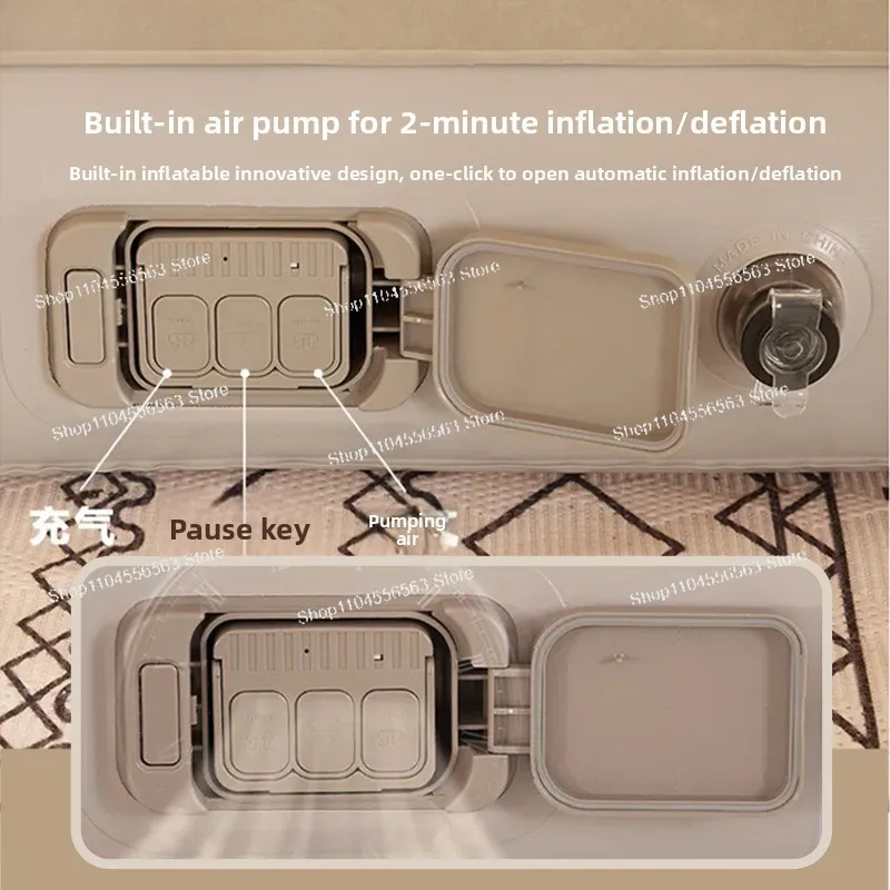 Portable Inflatable Mattress for Camping, Tent, Escort & Nap, Air Bed for Overnight Use