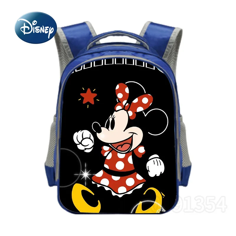 Disney-mochila escolar de Mickey para niños y niñas, morral escolar de gran capacidad con dibujos animados, tendencia de moda