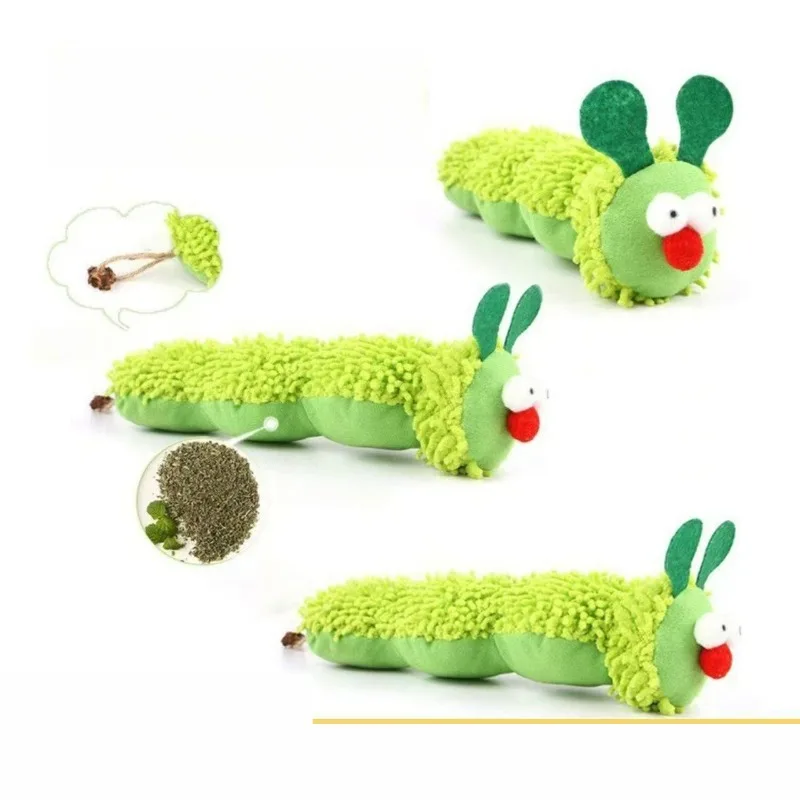 Juguetes para gatos, hierba gatera, orugas, muñecos de peluche, almohadas, juguetes para provocar a los gatos, muñecos para mascotas