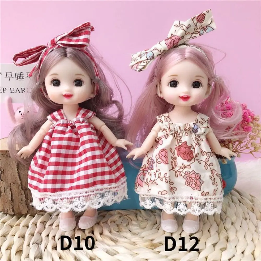 Met Kleding 17 Cm Bjd Pop Aankleden Verwijderbare Gewrichten Verwijderbare Gewrichten Pop 17 Cm Kunststoffen Imitatie Prinses Pop Kinderen speelgoed