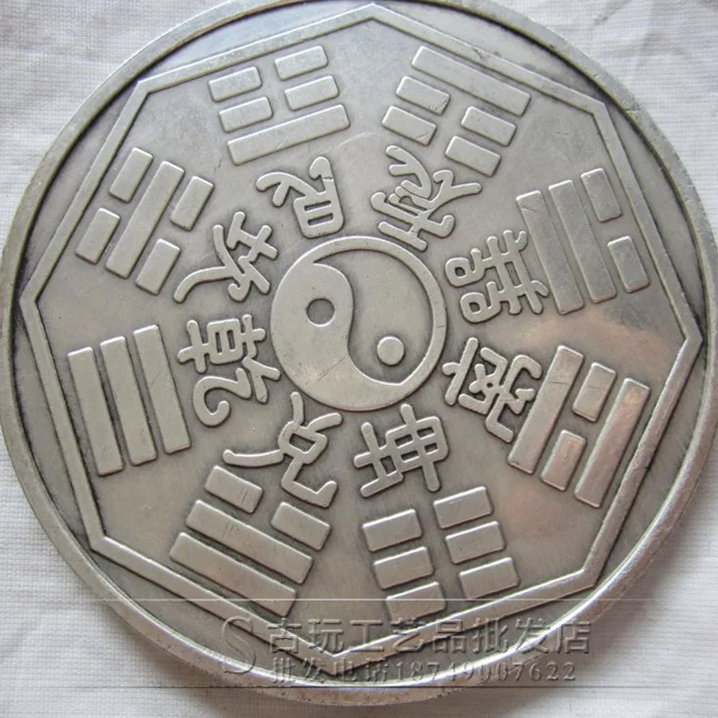 Factory in Stock Wholesale Antique Coins Copper Coins Large White Copper Silver Yuan Silver Coins Silver round Old Money