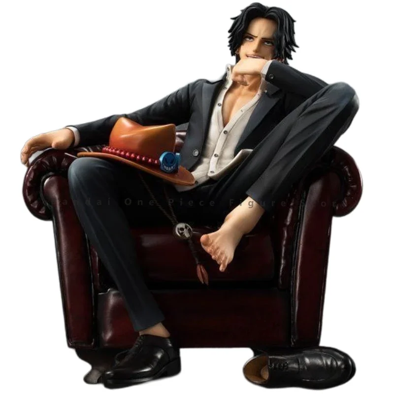 In magazzino originale MegaHouse One Piece POP SOC Portgas D Ace Action Figures giocattoli di animazione regali modello collettore Anime Hobby