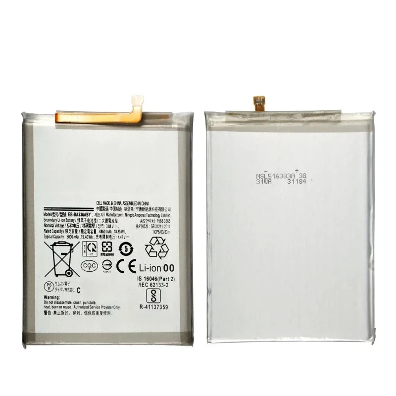 3.88V 5000mAh EB-BA336ABY/EB-BA536ABY Mobile Phone Battery For Samsung For Galaxy A33 A53 5G SM-A5360 A5360 High Quality