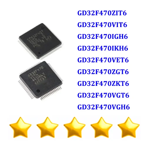 

GD32F470ZIT6 GD32F470VIT6 GD32F470IGH6 GD32F470IKH6 GD32F470VET6 GD32F470ZGT6 GD32F470ZKT6 GD32F470VGT6 GD32F470VGH6 GD32F470
