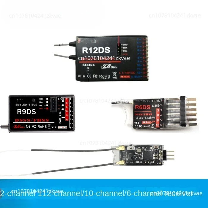 R6DS R9DS R12DS 2.4G Model Aircraft Remote Control AT9SPRO AT10II Receiver