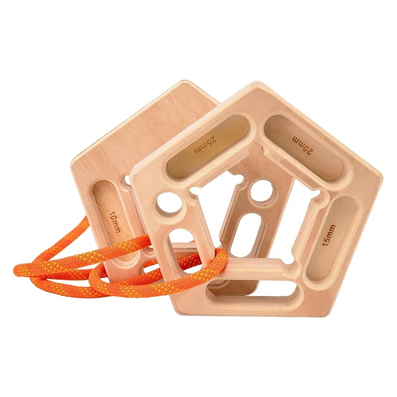 A73P-Wood Hangboard Hold For Rock Climbing,Portable Hangboard Rock Climbing,Finger Strengthener For Pull-Up Grip Arm Training