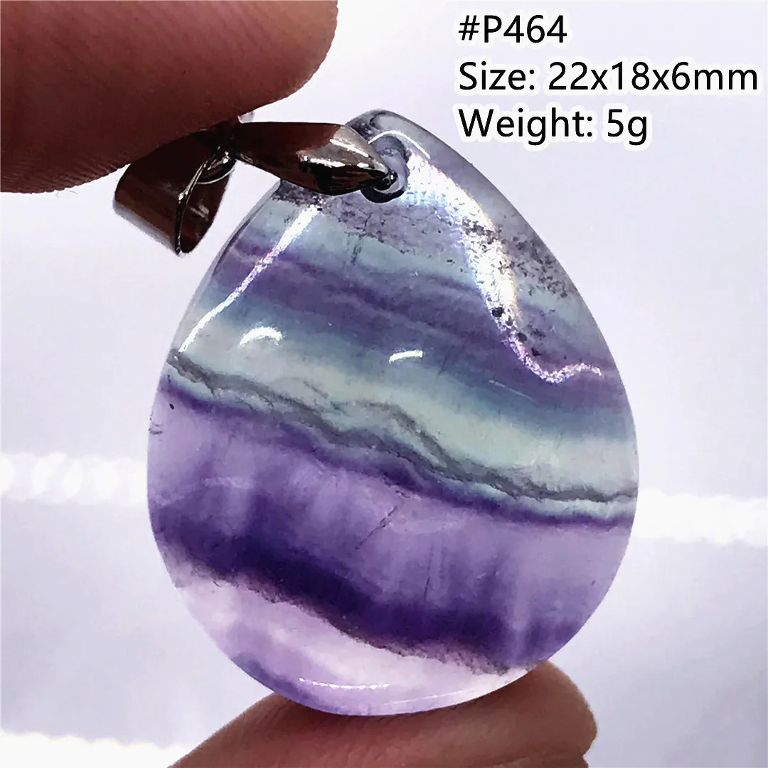 Natural Rainbow Fluorite Quartz Crafted Pendant Jewelry For Women Men Love Luck Gift Water Drop Beads Sliver Crystal Stone AAAAA