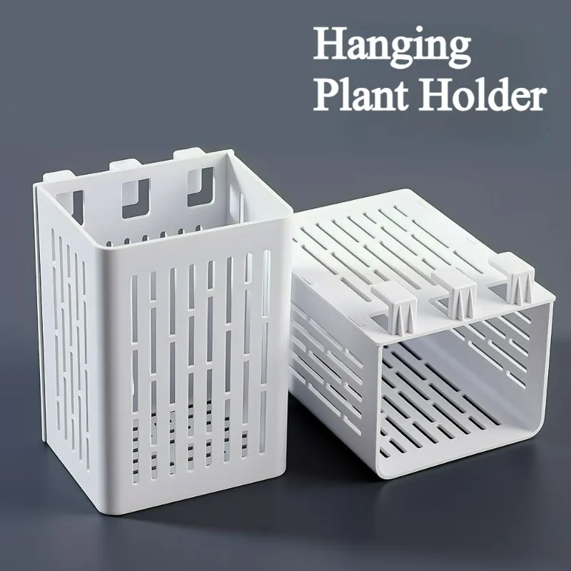 Soporte Colgante para Plantas de Acuario, Macetas de Plástico para Plantas Acuáticas, Cestas para Plantas, Decoración para Acuarios
