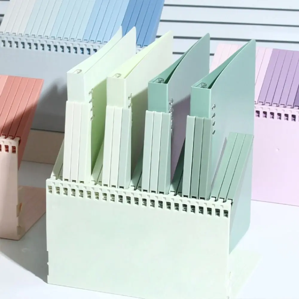 Simple Gradient Color Piano Key Bookend Thickened Home Office Organ Book Stand High Quality Desk Book Holder Gift