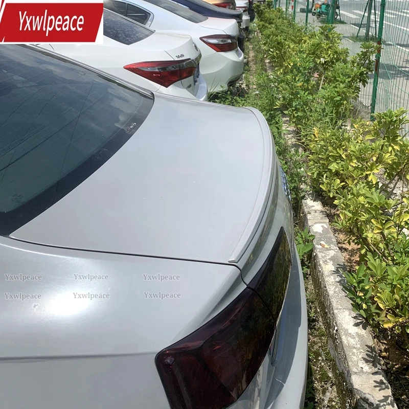 

For Audi A6 C7 2012-2018 Trunk Spoiler High Quality ABS Material Primer Color Car Tail Wing Decoration Rear Trunk Wing
