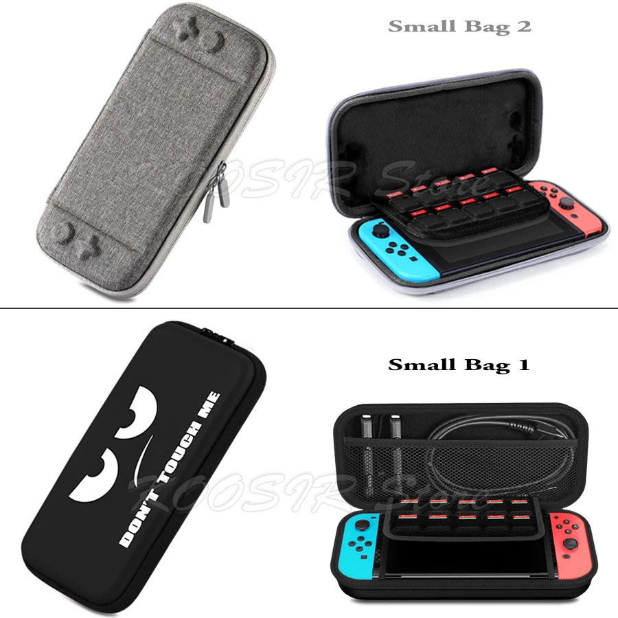 6 في 1 الألعاب اكسسوارات مجموعة مع تحمل حقيبة واقي للشاشة فيلم Joycon غطاء سيليكون بطاقة الألعاب الحال بالنسبة نينتندو سويتش