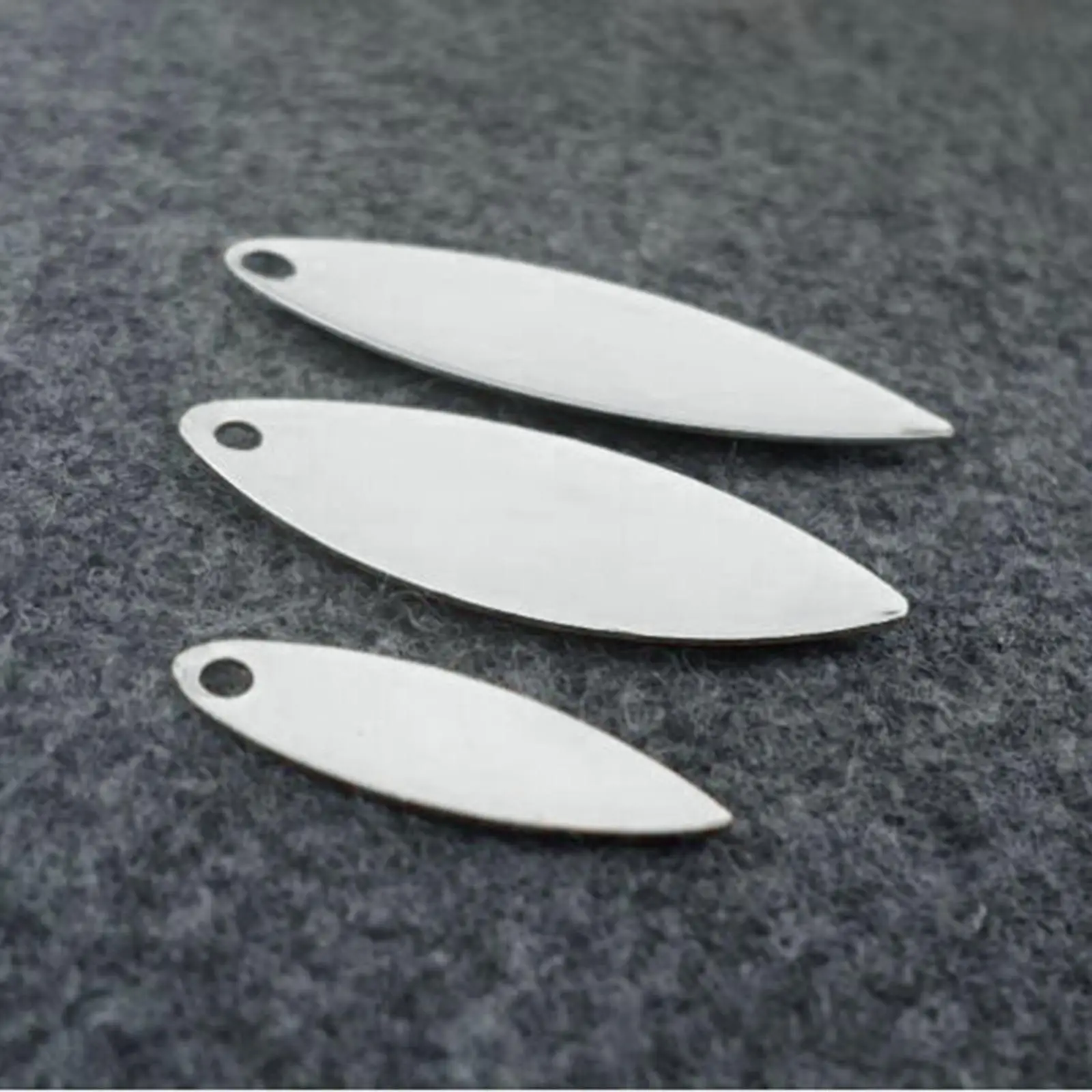 4x 20 Pieces Fishing Painted Gold Iron Easy Rotate Supplies Spoons Lure Parts for Tackle DIY Making Suitable for Saltwater