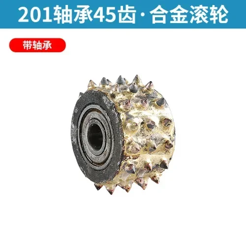 Stone Plate Processing Bush Hammered Alloy Wheel Miller Table Hand Mill Chisel Wheel 8-Inch 200mm