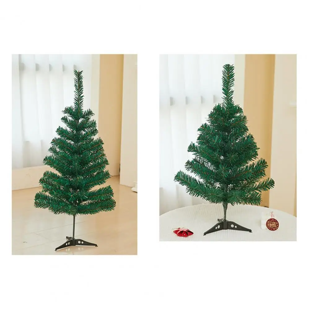 Stable Base Christmas Tree Mini Christmas Tree Long-lasting Fake Small Christmas Tree Exquisite Detail for New Year Photo Prop