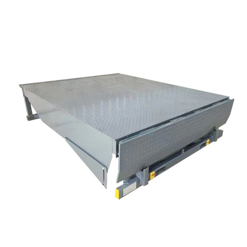 10-Ton mechanical terminal leveling machine for container warehouse forklift fixed hydraulic platform loading terminal ramp