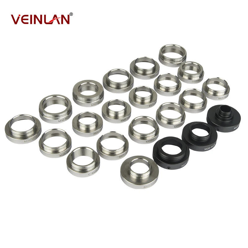 

Microscope Adapter Ring Extension Ring, Converter Adapter Ring, Metallographic Microscope Objective Lens Adapter Ring