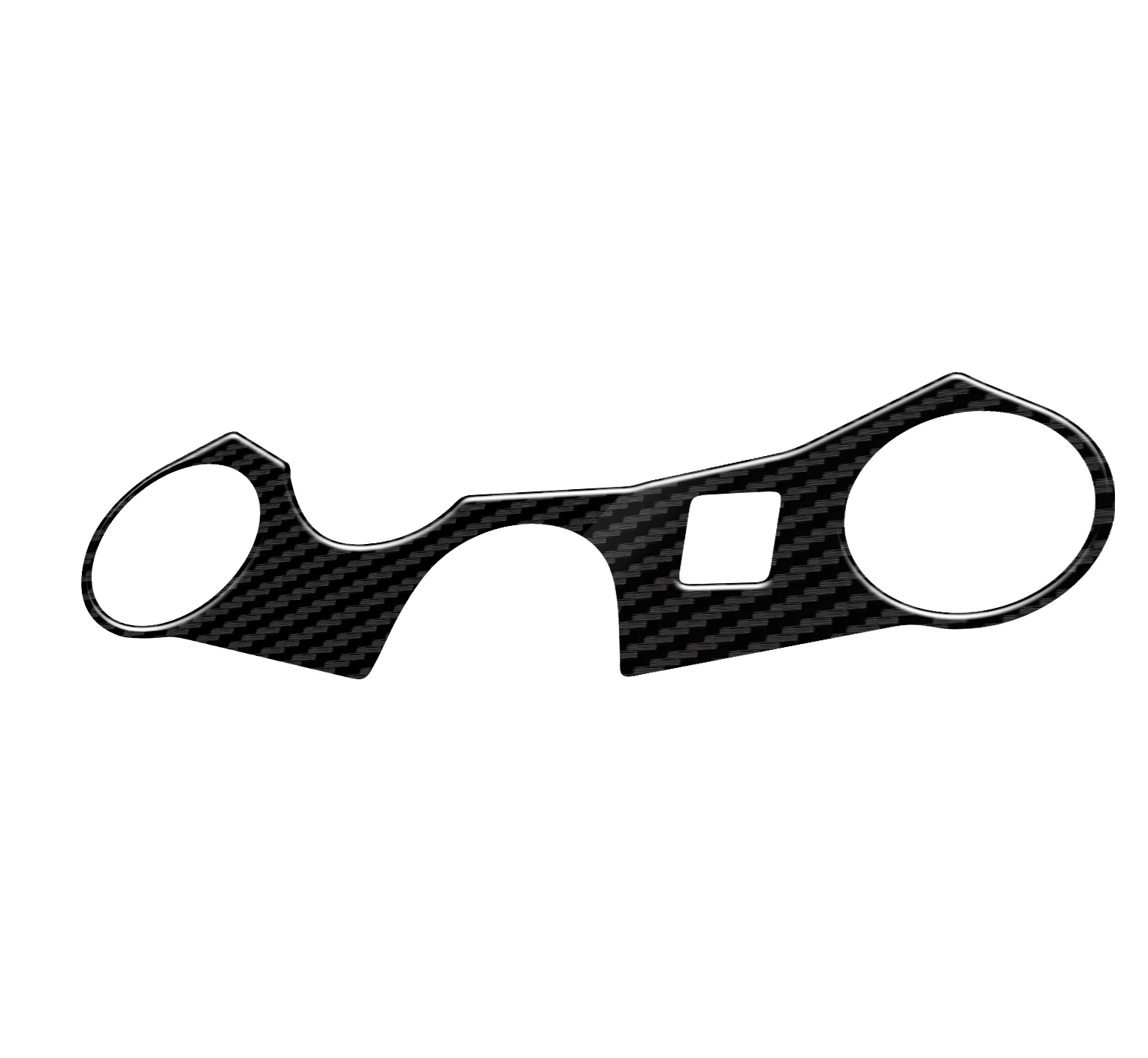 3D Motorcycle Carbon Fiber Pattern Top Triple Clamp Yoke Sticker Case for GSXR600 GSXR750 K6 K8 K10 2006-2017 07 08 09 10 11 12