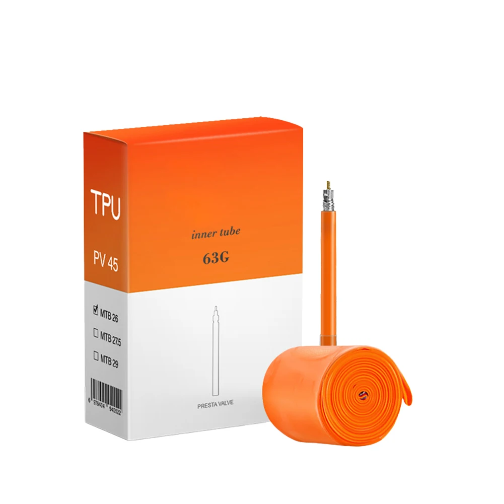 

Трубка для горного велосипеда Сверхлегкая внутренняя трубка для езды на велосипеде на открытом воздухе, устойчивая к высоким температурам, легкая конструкция для гравийного велосипеда