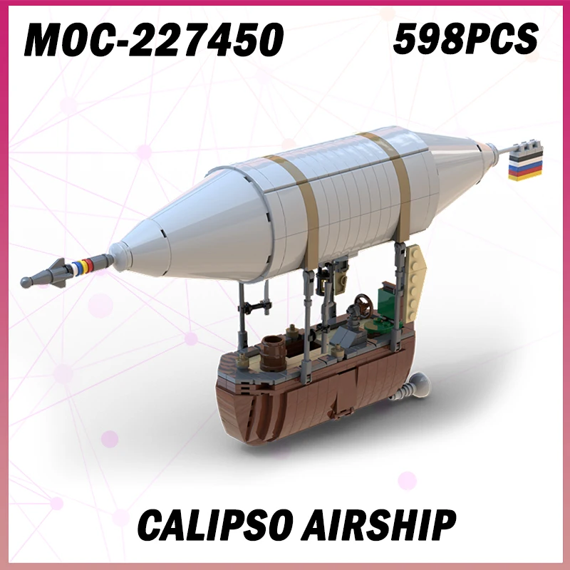 

MOC-227450 Calipso Airship Building Block Model Brick Building Block Model Brick Set Creative Gifts Desktop Decoration 598PCS