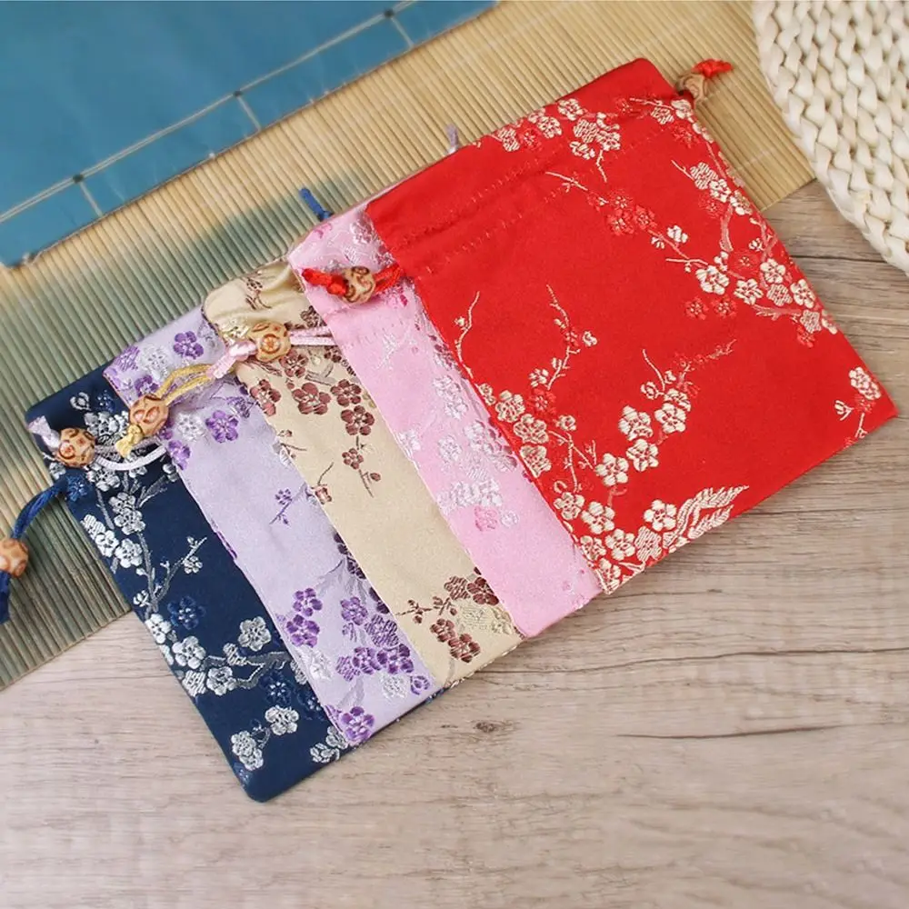 Fragrance Bag Jewelry Gift Bag Candy Packaging Storage Bag Drawstring Pocket Present Bag Beads Handstring Organizer Brocade Bag