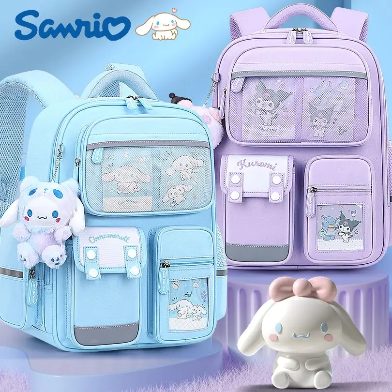 Sac à Dos d'École pour Fille Sanurgente, Protection de la Colonne Vertébrale, Hello Kitty