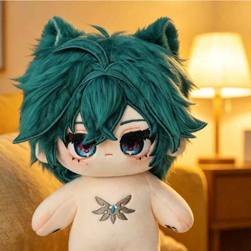 Stuffed 20cm Game Genshin Impact Lohen Plush Dress-up Cotton Doll Toys for Kids Plushies Cosplay Decor Birthday Gift for Friend - view 5
