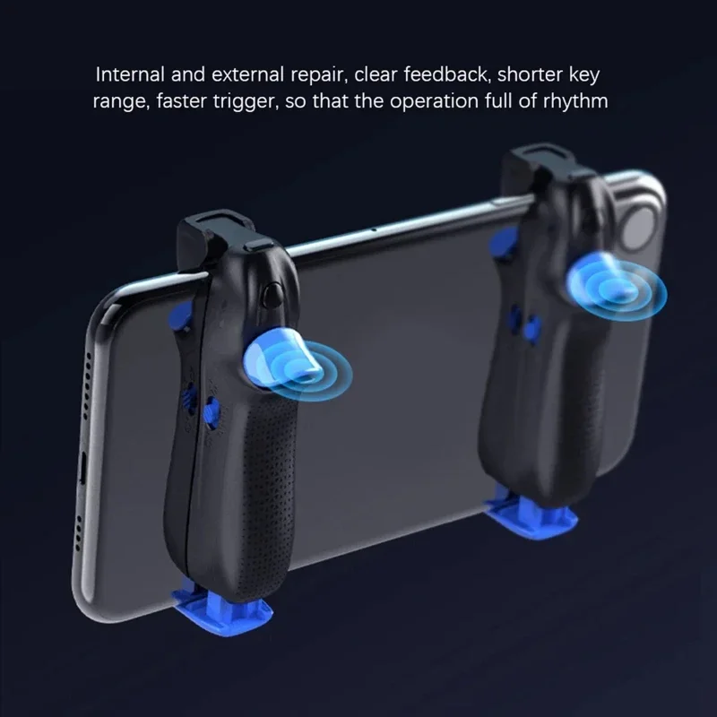 2Pcs Multi-function Mobile Gaming Controller Z2 L1 R1 Wireless Pulse 3 Burst Modes PUBG Game Trigger Joystick for IPhone Android