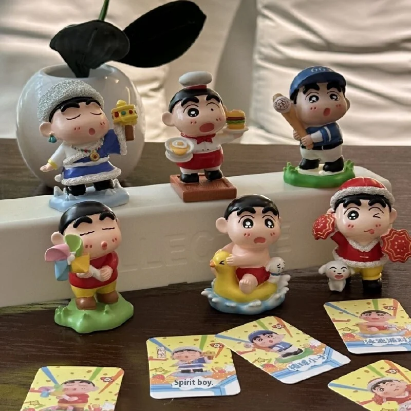 Xiaoxin boîte aveugle petite étoile heureuse souhaits figure animation périphérique bureau décorations pour la maison chef flotte à l'eau