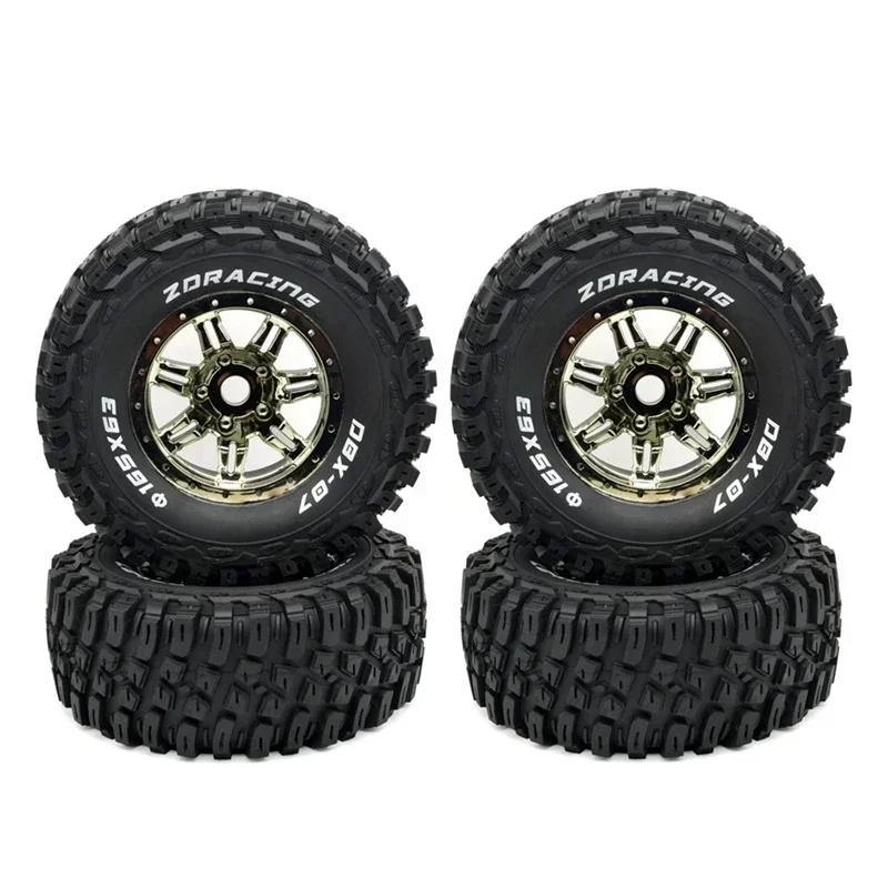 4Pcs RC Car Wheel Tire Tyre for ZD Racing DBX-07 DBX07 1/7 RC Car Upgrade Parts Spare Accessories