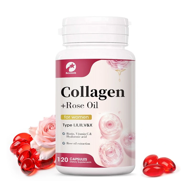 

Kexinsh Collagen Capsules Supplement Original for Anti Aging Face Skin Whitening Vitamin C Immune Support