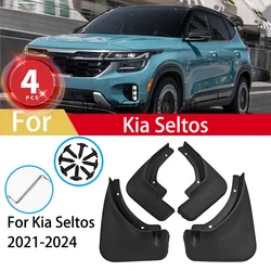 For Kia Seltos SP2 SP2i SP2c 2021 2022 2023 2024 Mud Flaps Splash Guards MudFlaps Front Rear Fender Mudguards Car Accessories