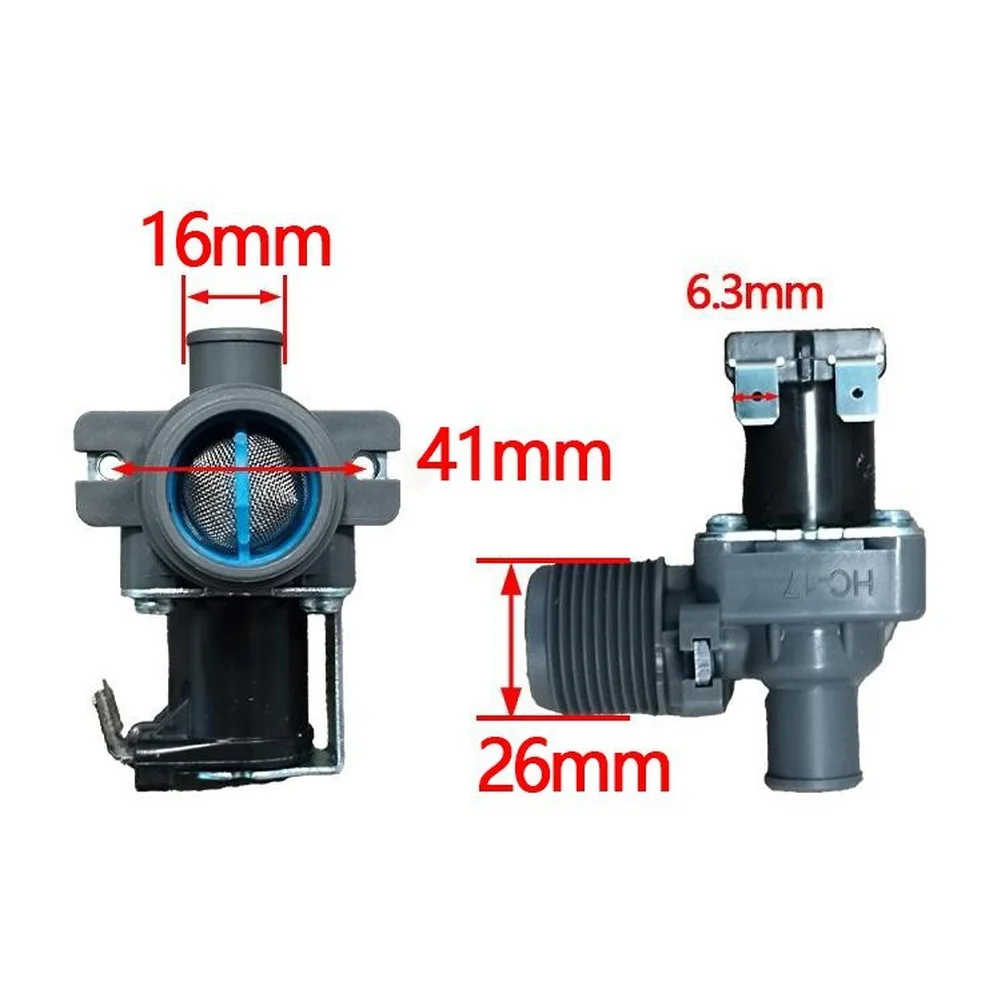 Water Inlet Valve 0034000413 AC220V 50/60Hz Replacement Part for Laundry Appliance Applications in Standard Residential Settings