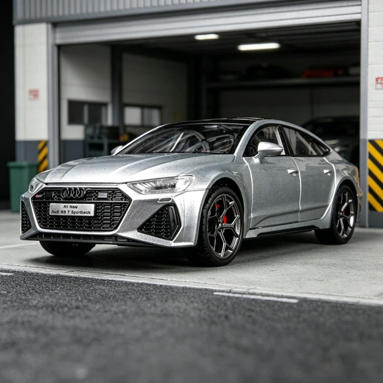 

1:24 simulation AUDI RS7 alloy car model, car doors and hood, trunk can be opened rich in details, finely crafted,good quality