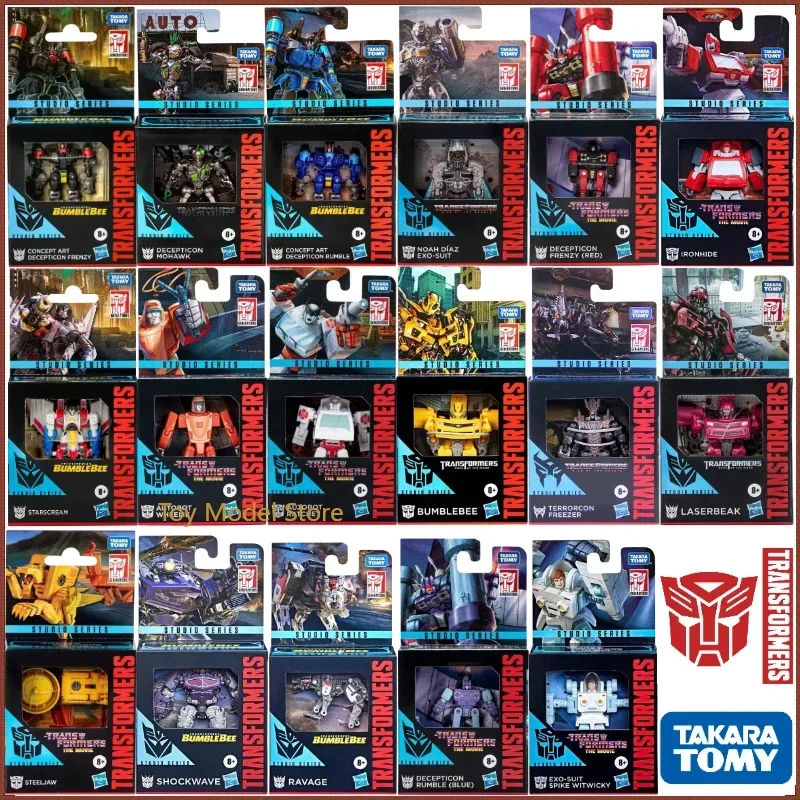 In Stock Takara Tomy Transformers SS Studio Series Core Class Bumblebee Frenzy Arcee Collectible Figures Movable Popular Gifts