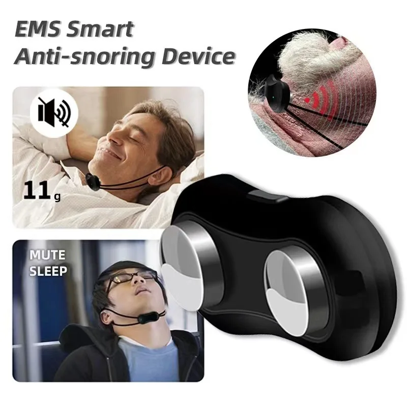 Electric Anti Snore Device Nose Clip Anti-Snoring Stopper Snoring Silent Sleep Aid Guard Night Better Breath Sleep Care Machine