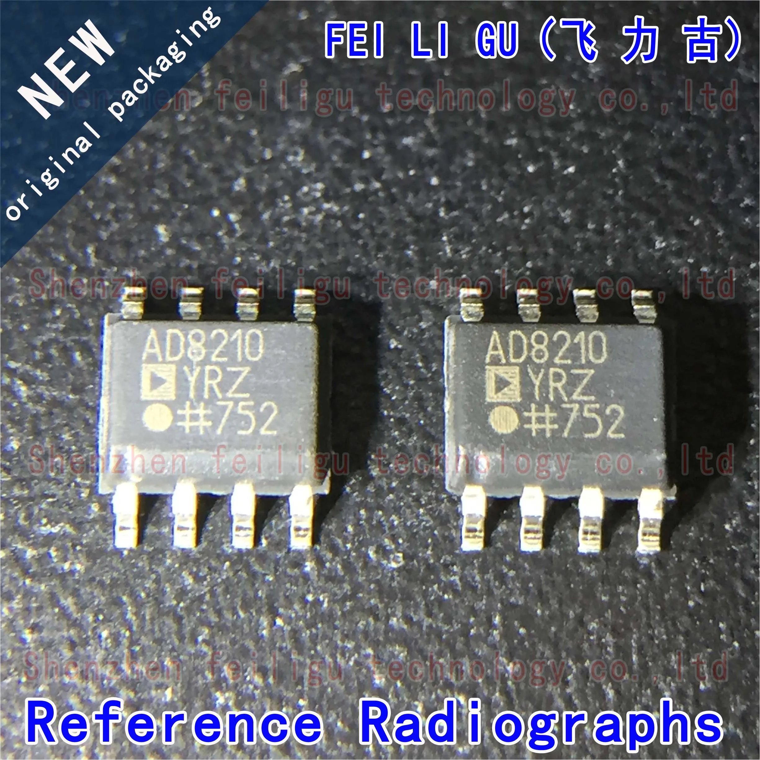 1/10/30Pieces 100% New Original AD8210YRZ-REEL7 AD8210YRZ AD8210YR AD8210 Package:SOP8 Current Sense Amplifier Chip