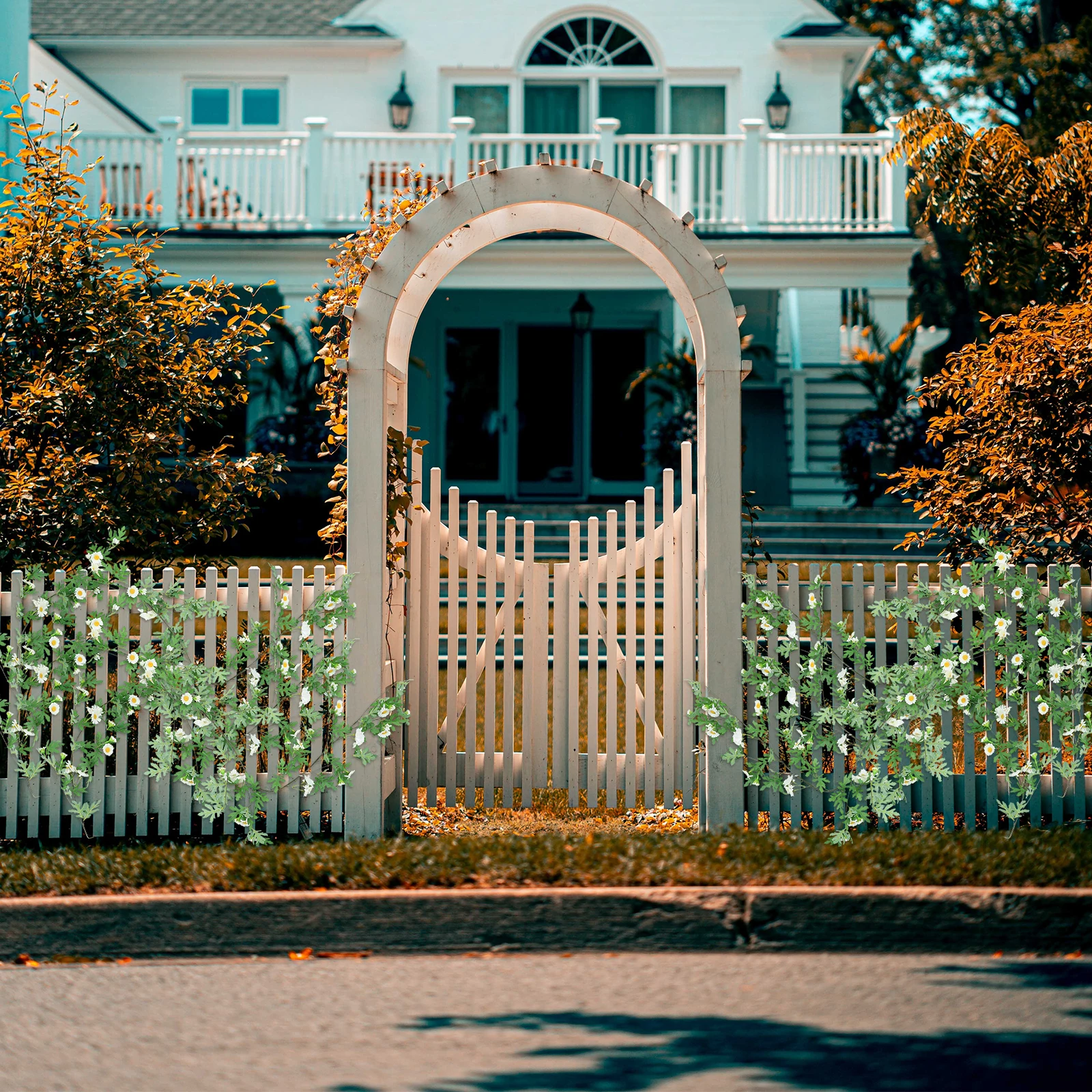 

Simulation Daisy Artificial Flower Decoration Simulation Daisy Rattans Imitation Vine Home Garden Party naments Reusable