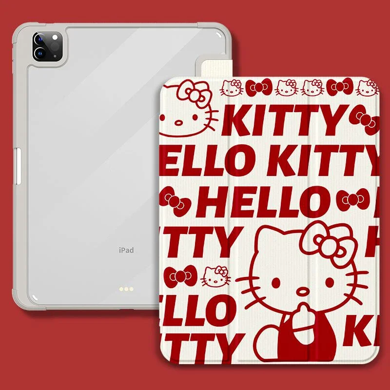 

Чехол Kitty Cinnamoroll для iPad Pro 2021 для iPad Mini 1 2 3, чехол для 9,7 2017 2018 iPad Air 1 2, мягкий чехол для планшета