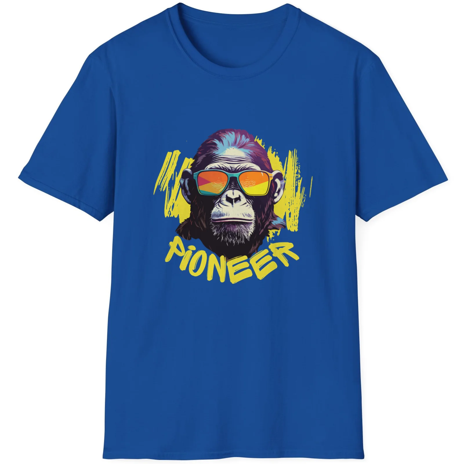 Yellow Monkey Happy Pioneer Day Best Gift Mens And Ladies T-Shirt