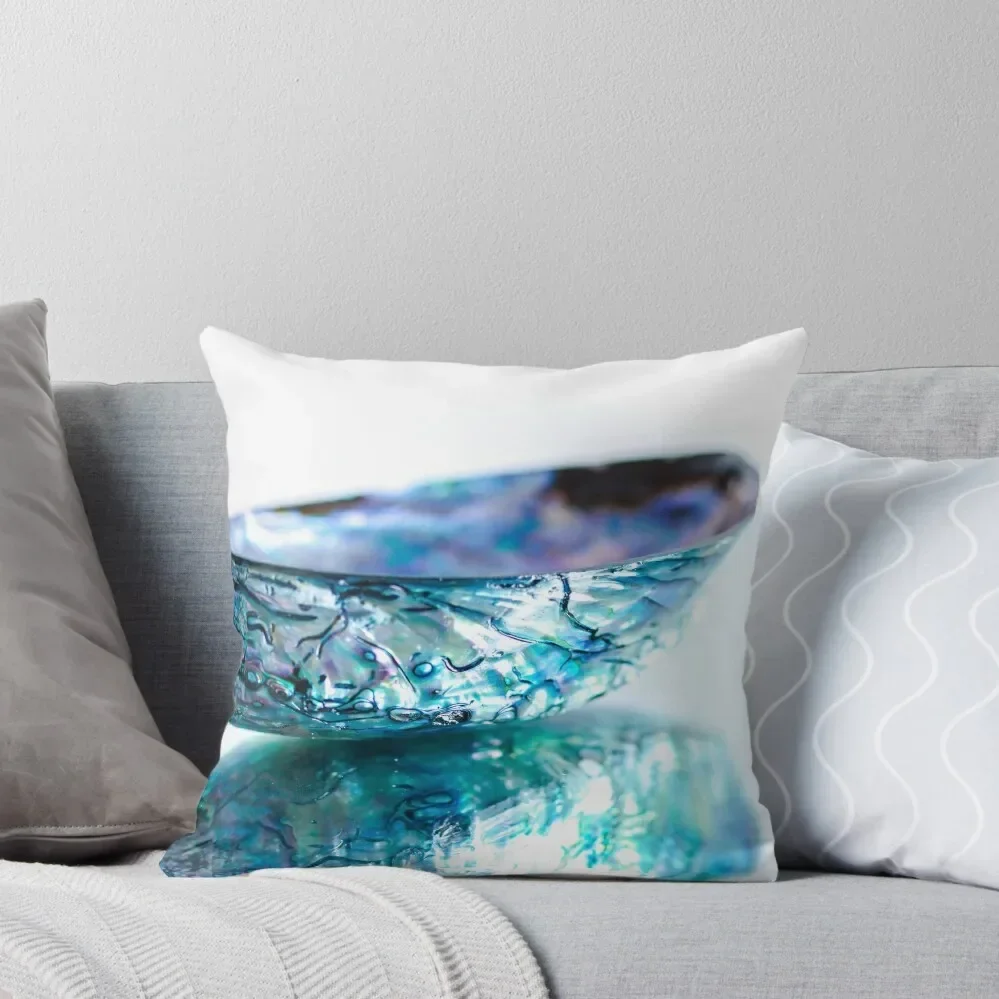 

Paua Shell Reflection New Zealand Throw Pillow Luxury Sofa Cushions Sofa Cover pillow