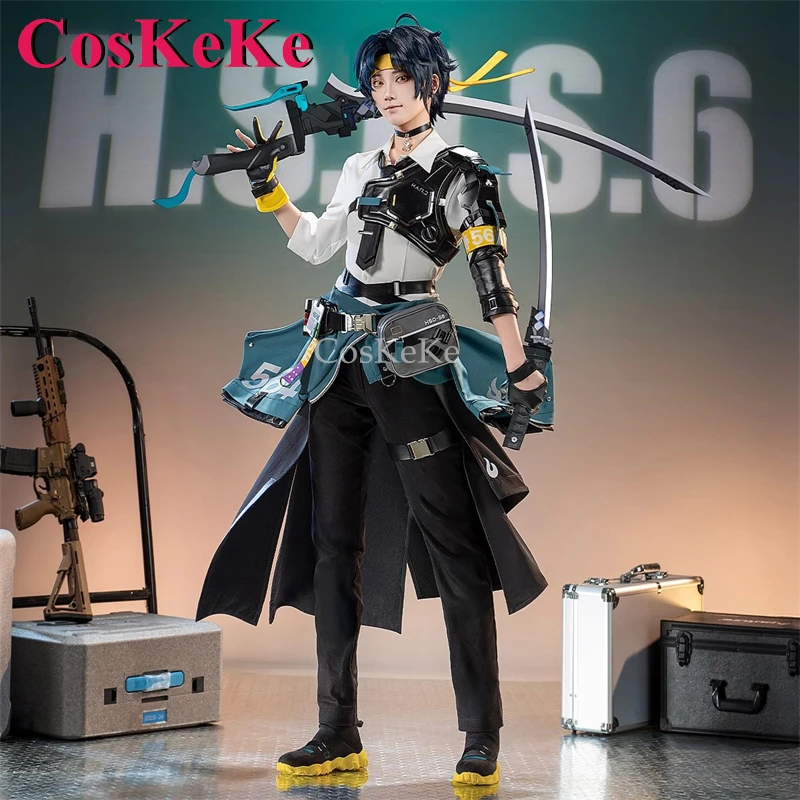 Coskeke asaba harumasa cosplay traje jogo zenless zona zero bonito moda uniforme de combate atividade festa role play roupas