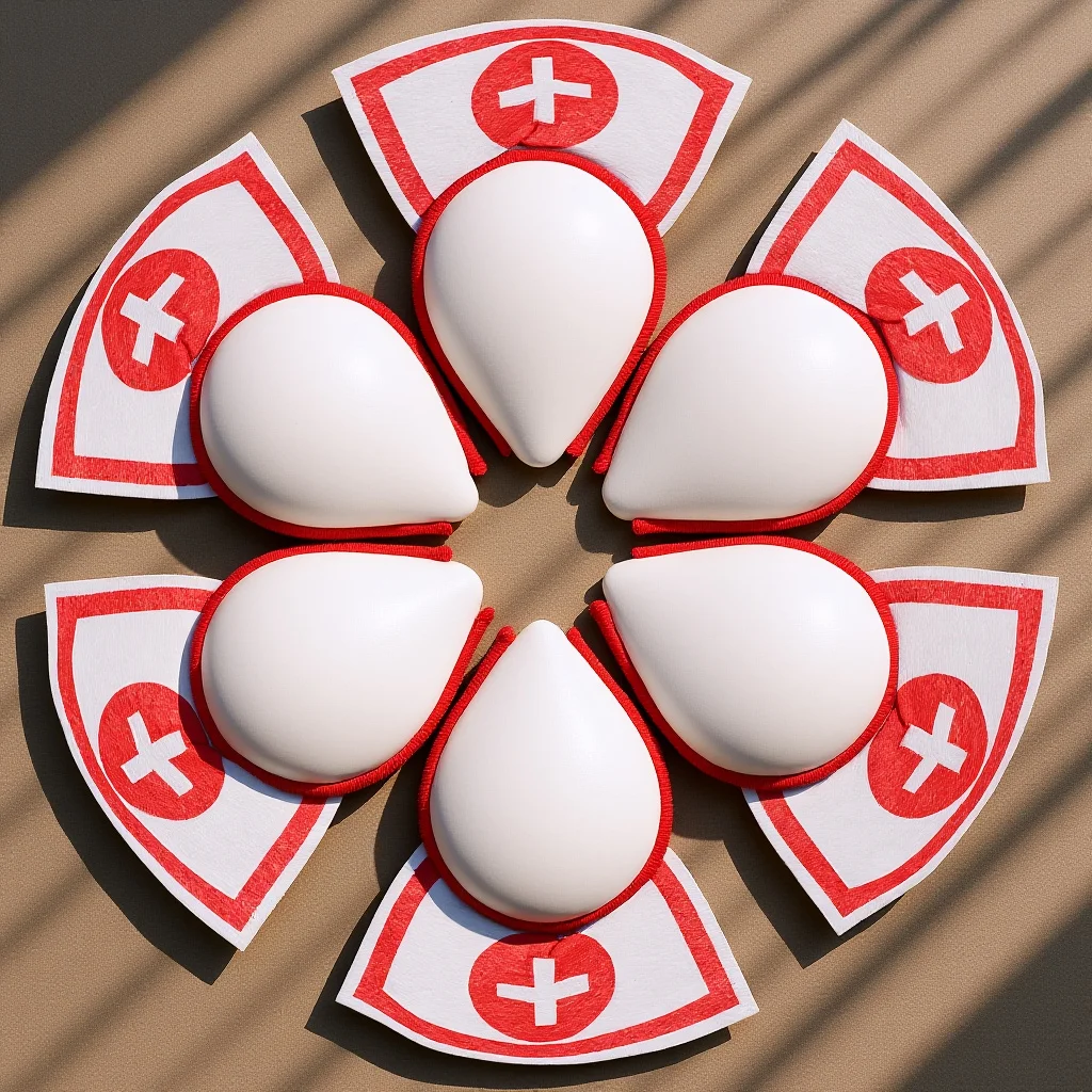 

6Pcs Nurse Halloween Headband Party Costume Accessories Cross Design Cosplay Props Women Halloween Party Headband