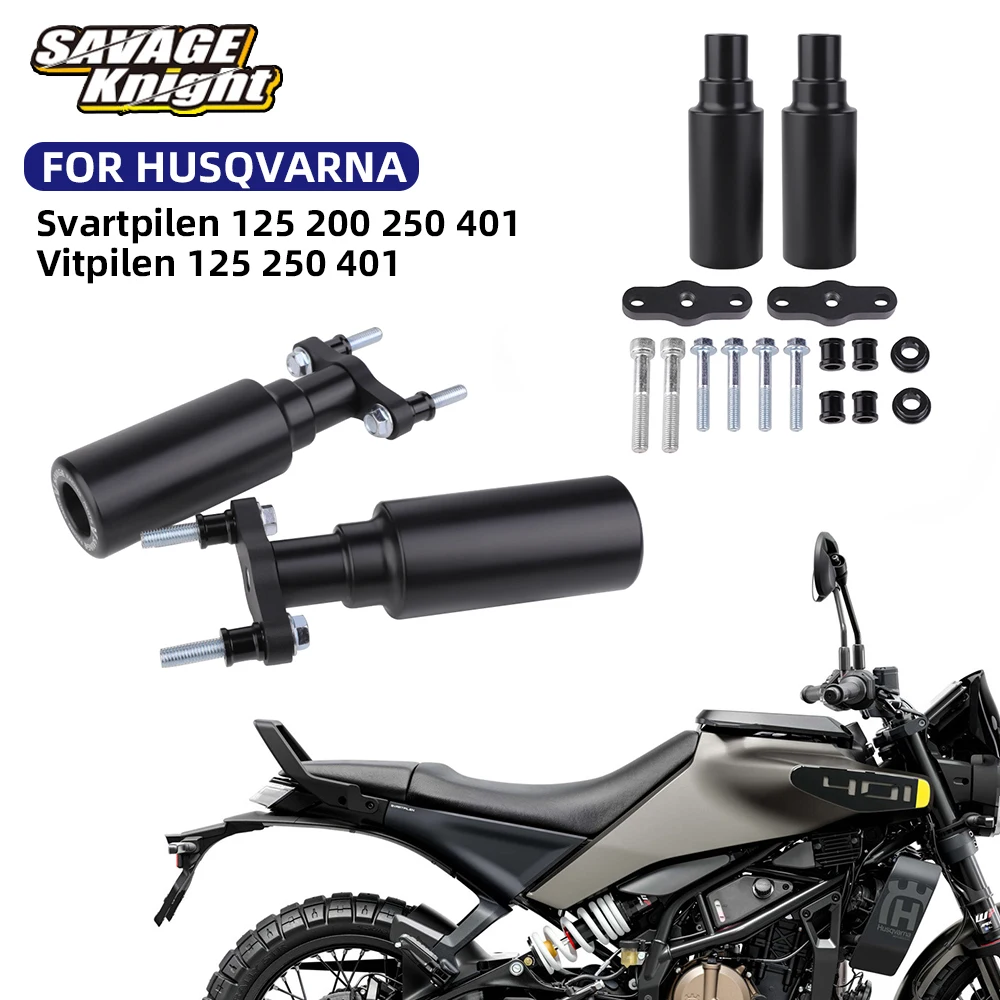 

2025 Vitpilen401 Motorcycle Frame Fairing Crash Sliders For Husqvarna Svartpilen 401 250 200 125 Vitpilen 125 250 401 2024