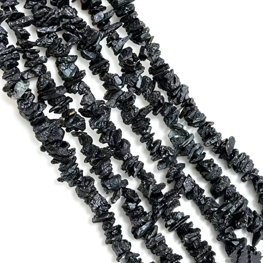 Tektite Rough Beads 16-18mm 38cm for DIY Jewelry Making Smooth Natural Semi-Precious Stones