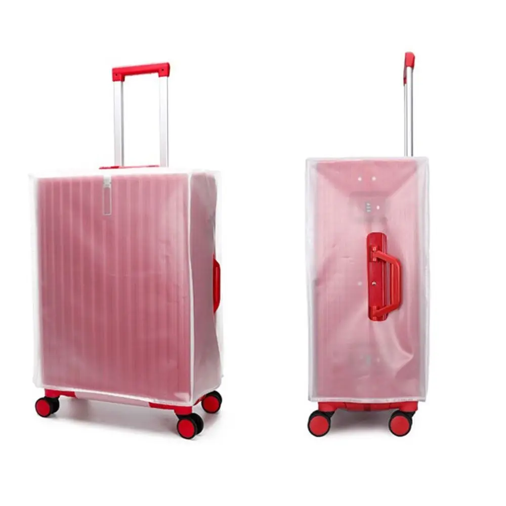 

16-28 Inch Travel Luggage Cover Waterproof EVA Luggage Protector Cover Transparent Dustproof Suitcase Protector Cover Luggage