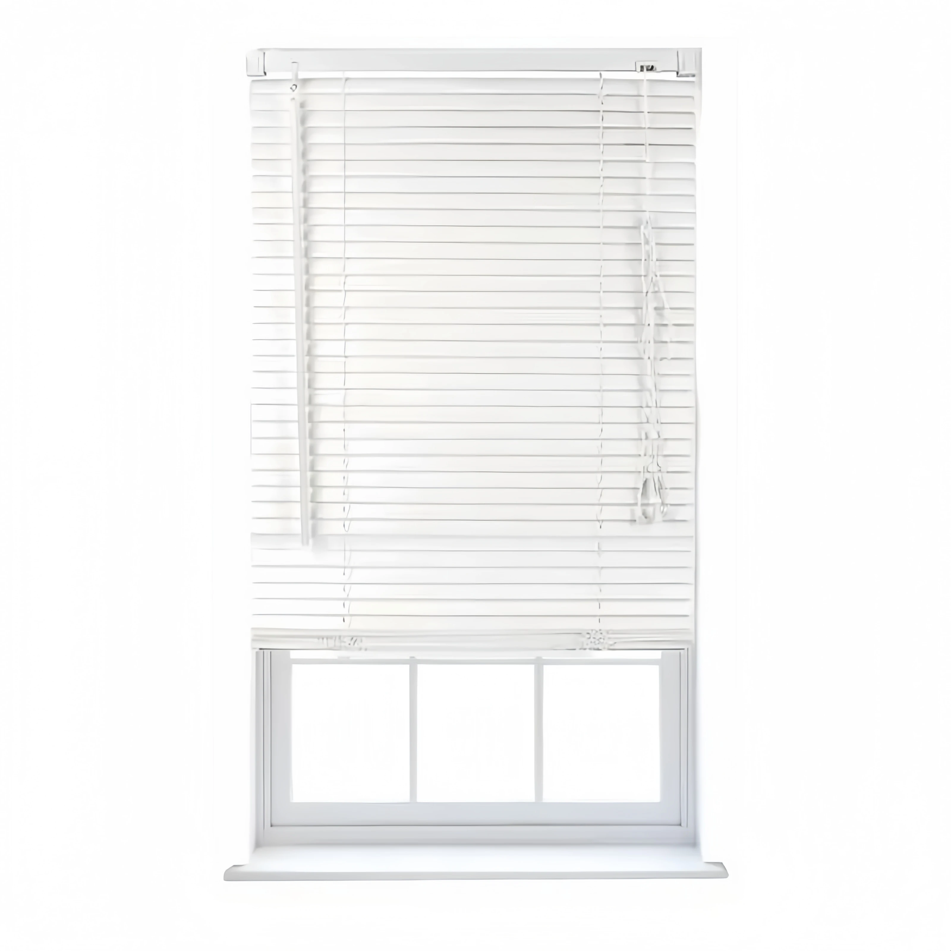 STARLEY-Persiana PVC Ventana con Lamas Horizontales Interior y Exterior. Estor Ajustable Protector de Luz para Hogar y Oficina Fácil Instalación.