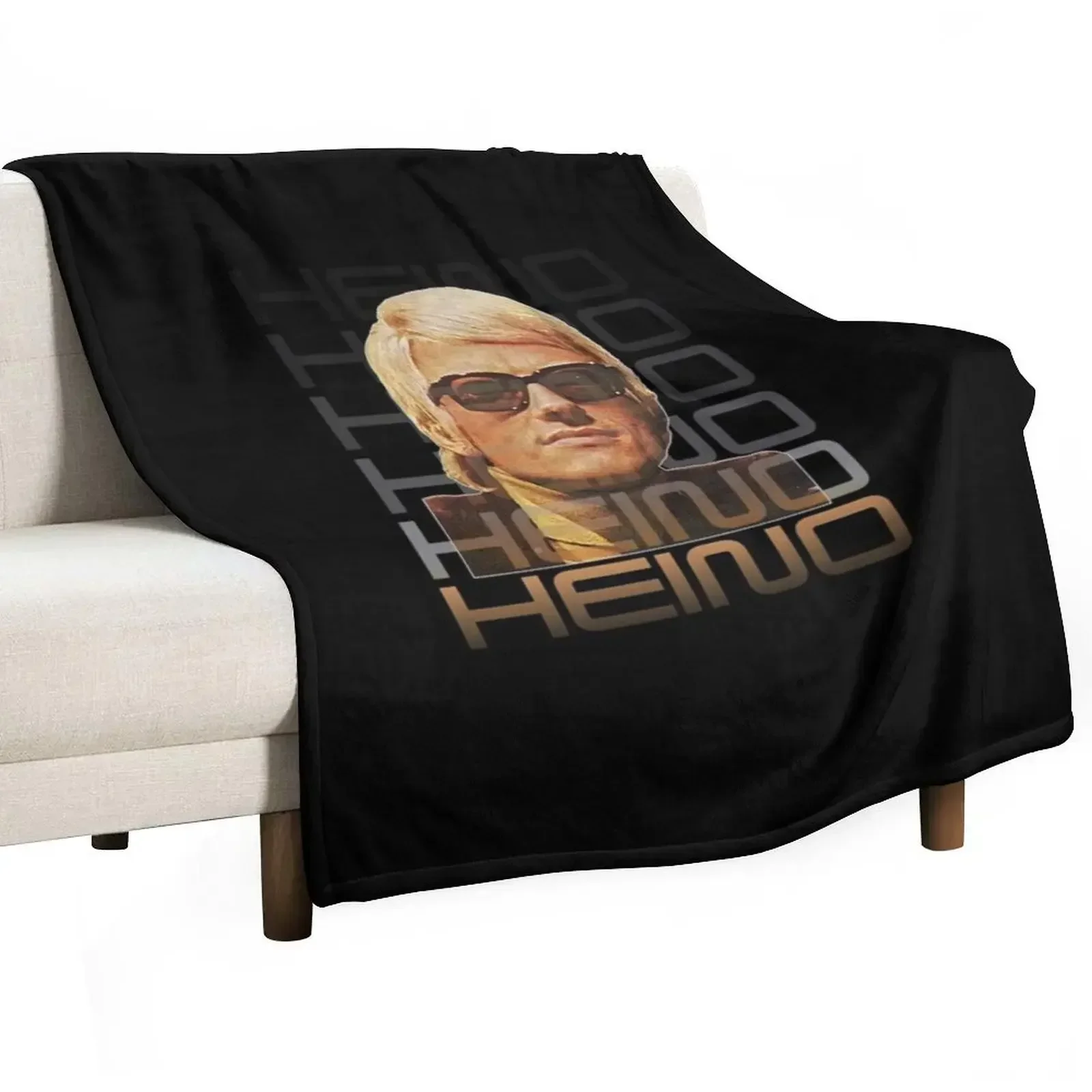 Retro Heino Tribute Art Volksmusik Icon Gift For Fans For Men And Women Father Day Famil Throw Blanket