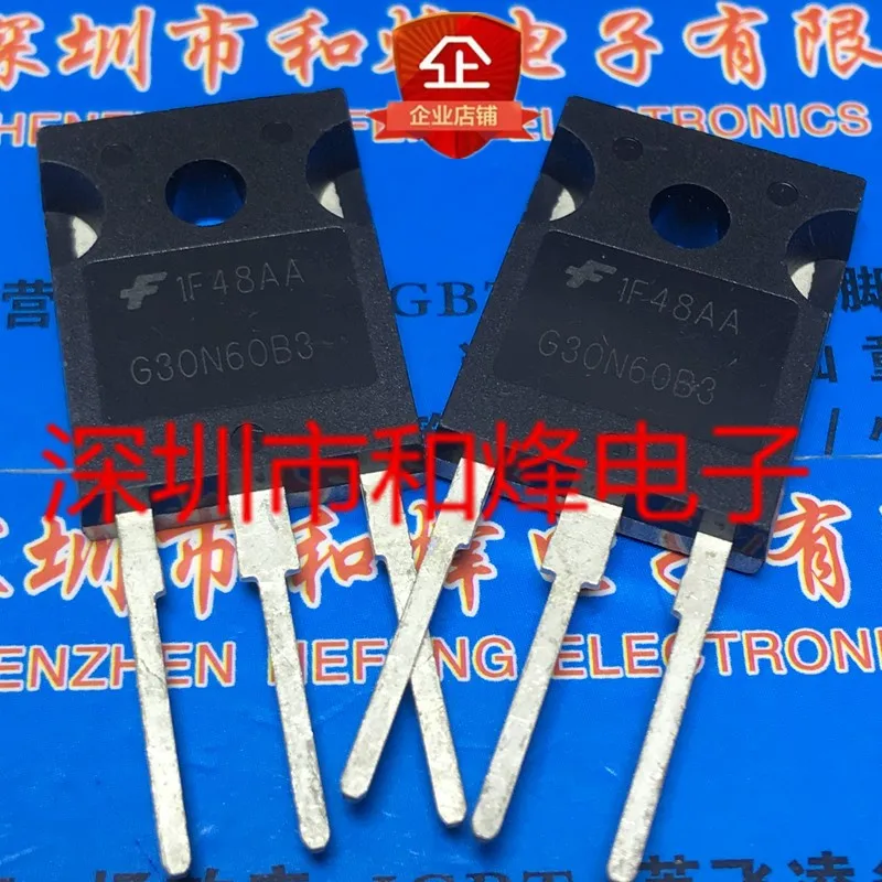 5PCS-10PCS HGTG30N60B3 G30N60B3  TO-247 60A 600V Really Stock Best Quality Guarantee Transistor Can Be Purchased